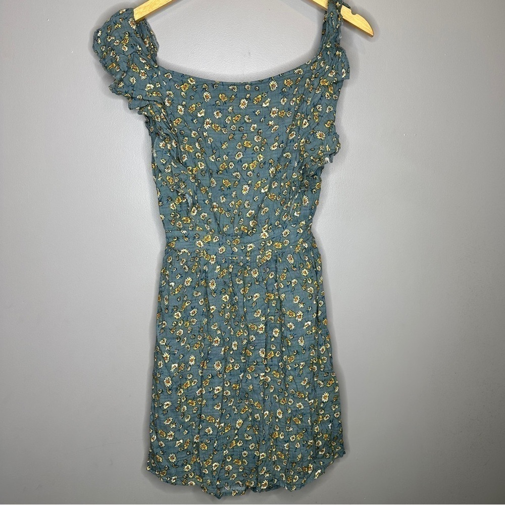 Favlux sunflower floral cutout mini dress